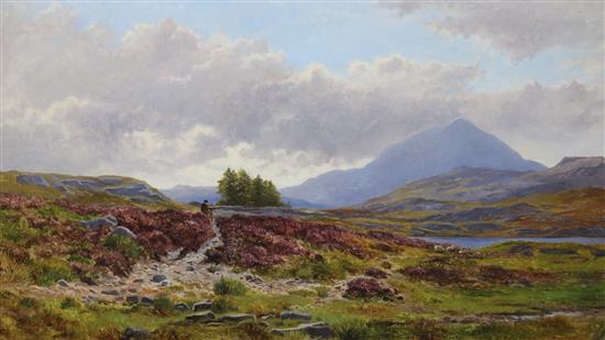 A.B. Collier Highland landscape 34 x 60cm